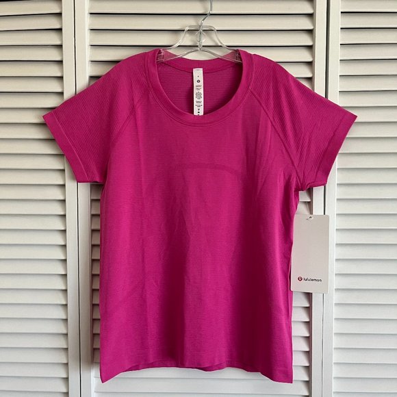 NEW with tags Lululemon Swiftly Tech Short Sleeve Shirt 2.0 *Race Length Pink 6 - Picture 5 of 15